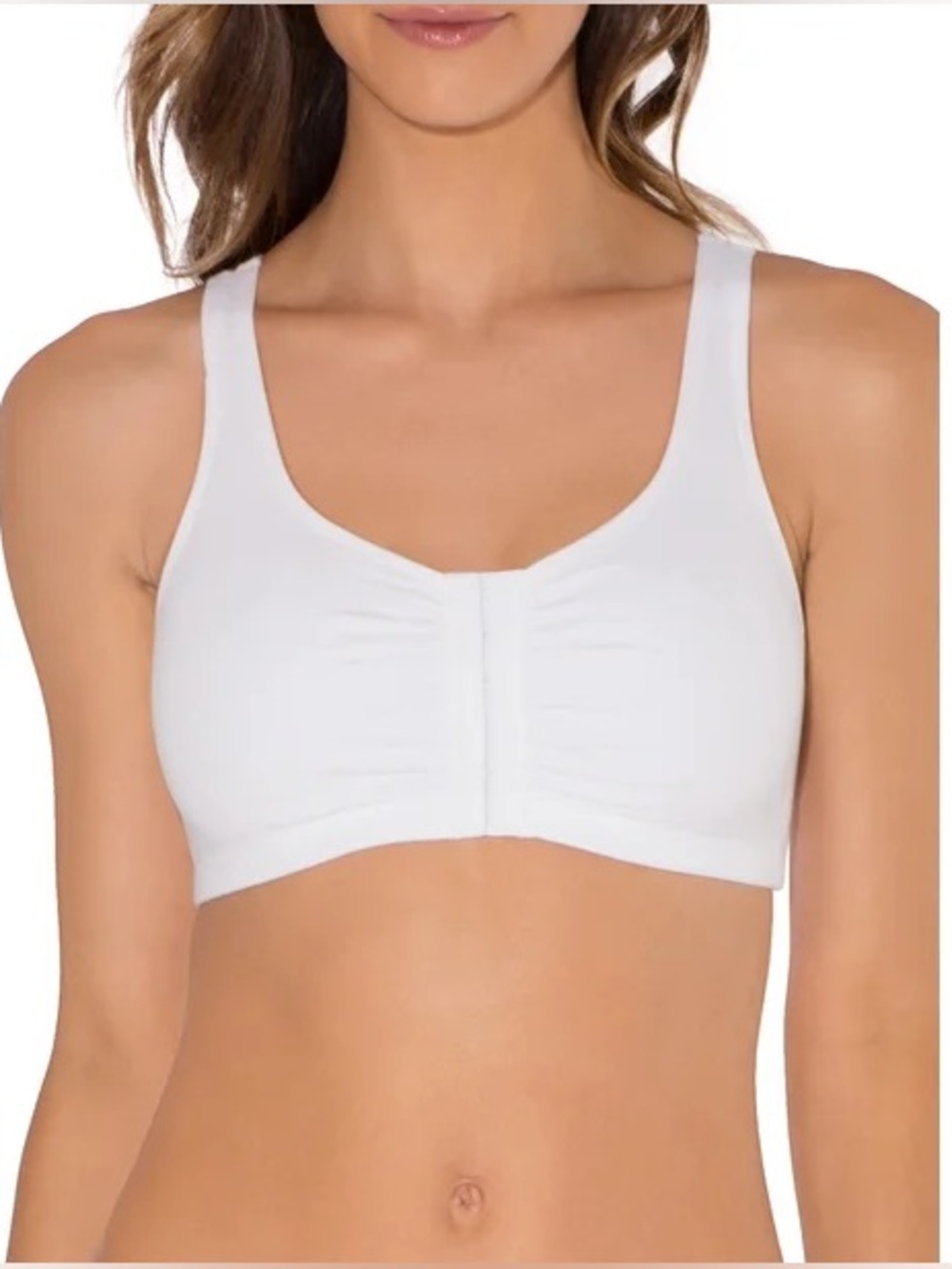 🆕 Fruit of The Loom Women's Comfort Front Close Cotton Sports Size 38